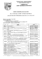 Liste des délibération du 23 juin 2023